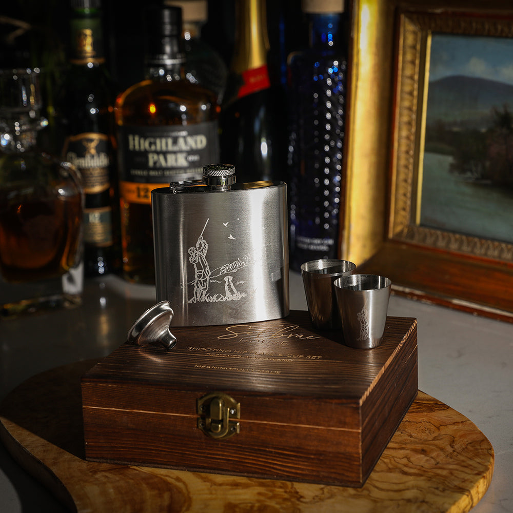 Shooting Hip Flask & Cup Set