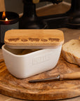 Sheep White Butter Dish