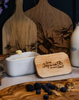 Spread Joy White Butter Dish