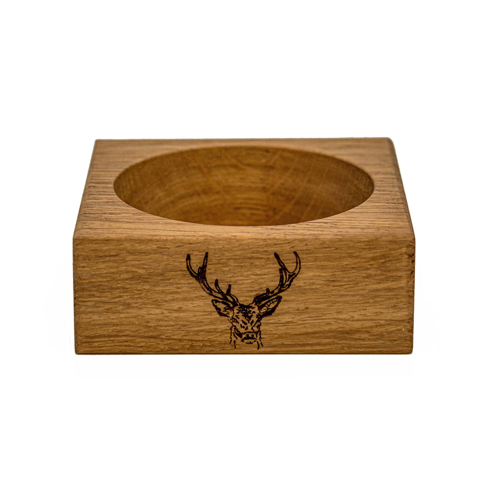 Stag Prince Oak Wine Bottle Coaster