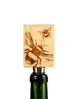 Bee Oak Bottle Stopper