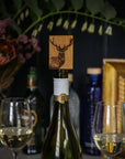 Monarch Stag Oak Bottle Stopper