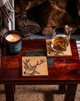 Stag Oak Coasters - Set of 2