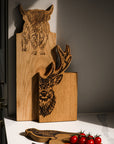 Stag Framed Oak Serving Board - Small