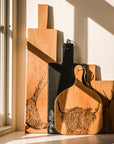 Highland Cow Oak Hanging Paddle - Medium