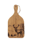 Scenic Stag Small Oak Hanging Paddle