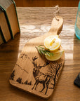 Scenic Stag Small Oak Hanging Paddle