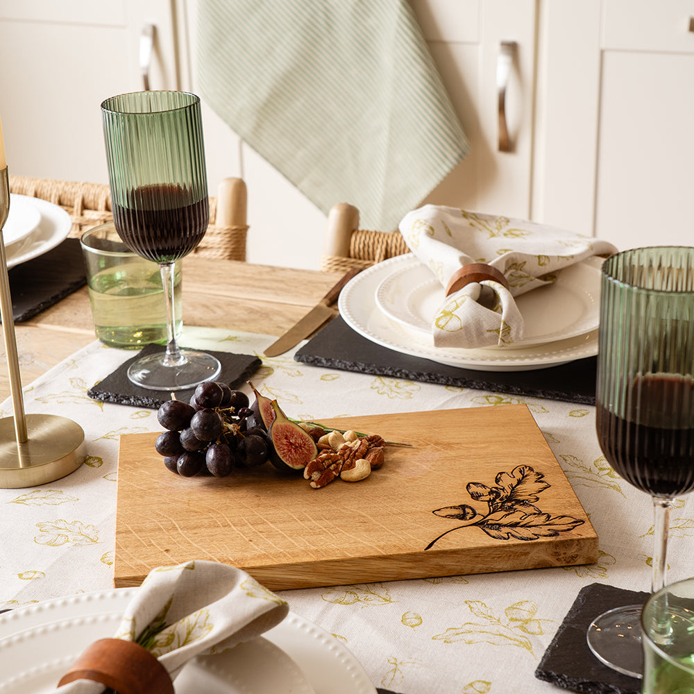Autumn Acorns Oak Serving / Cheese Board