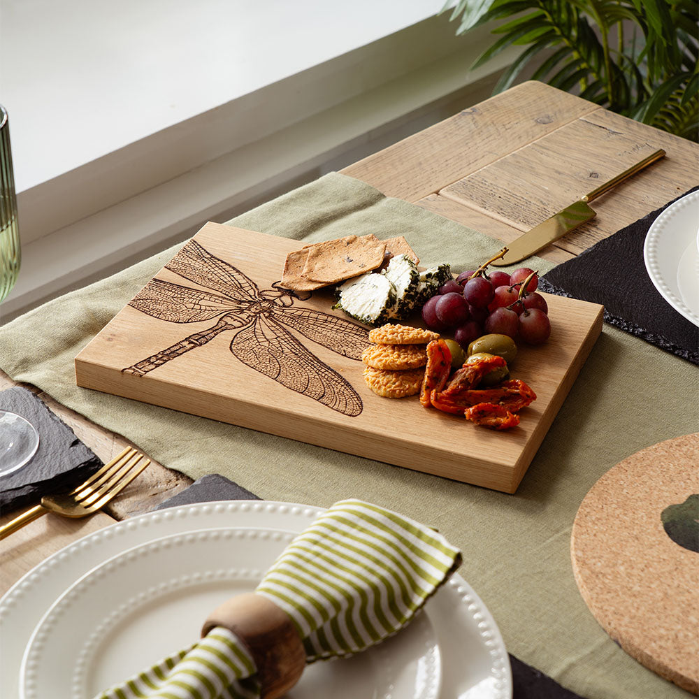 Dragonfly Oak Serving / Cheese Board