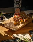 Highland Cow Oak Serving & Cheese Board