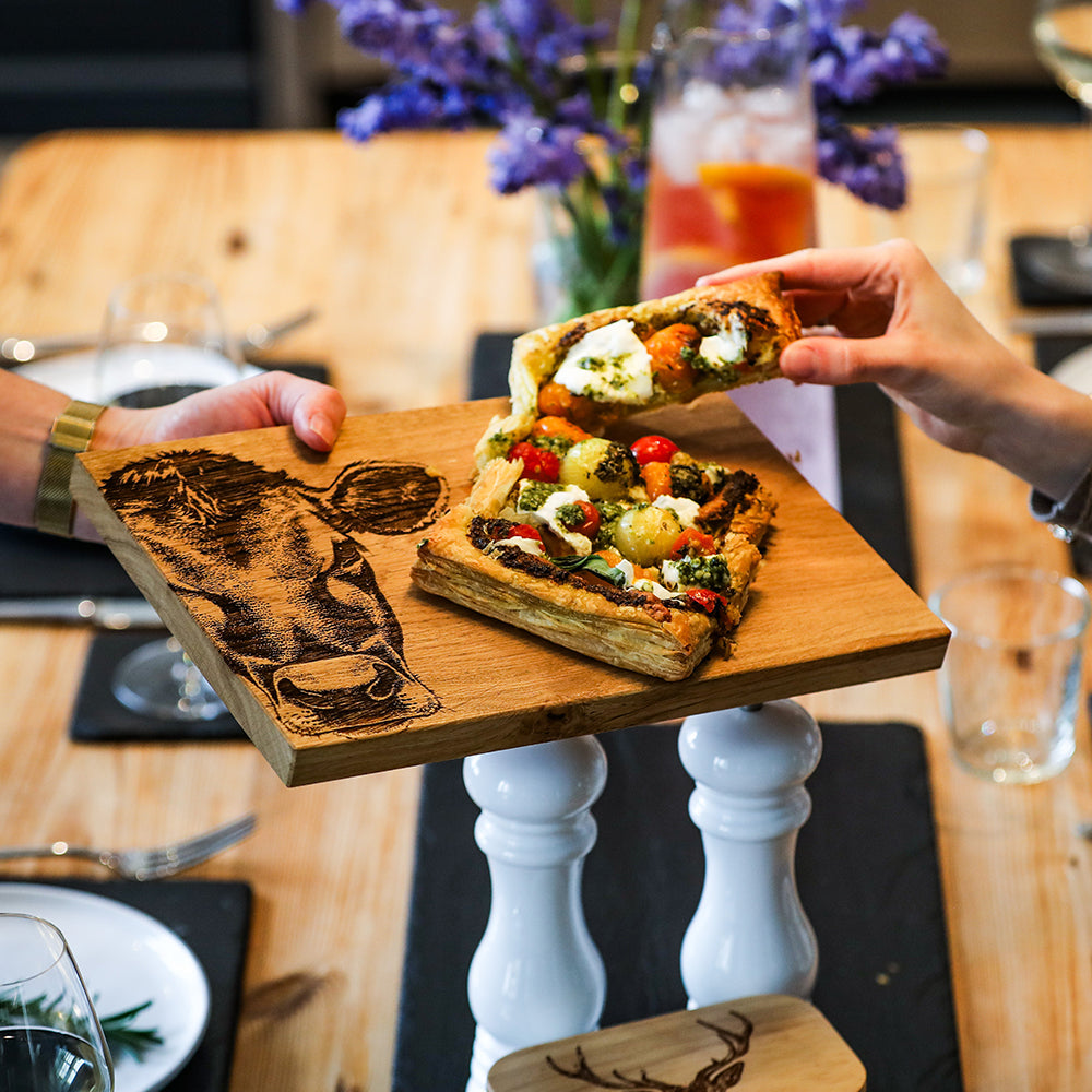 Jersey Cow Oak Serving &amp; Cheese Board