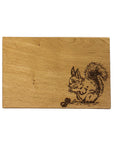 Red Squirrel Oak Serving / Cheese Board