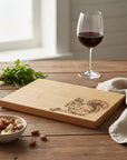 Red Squirrel Oak Serving / Cheese Board