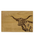 Texas Longhorn Oak Serving & Cheese Board