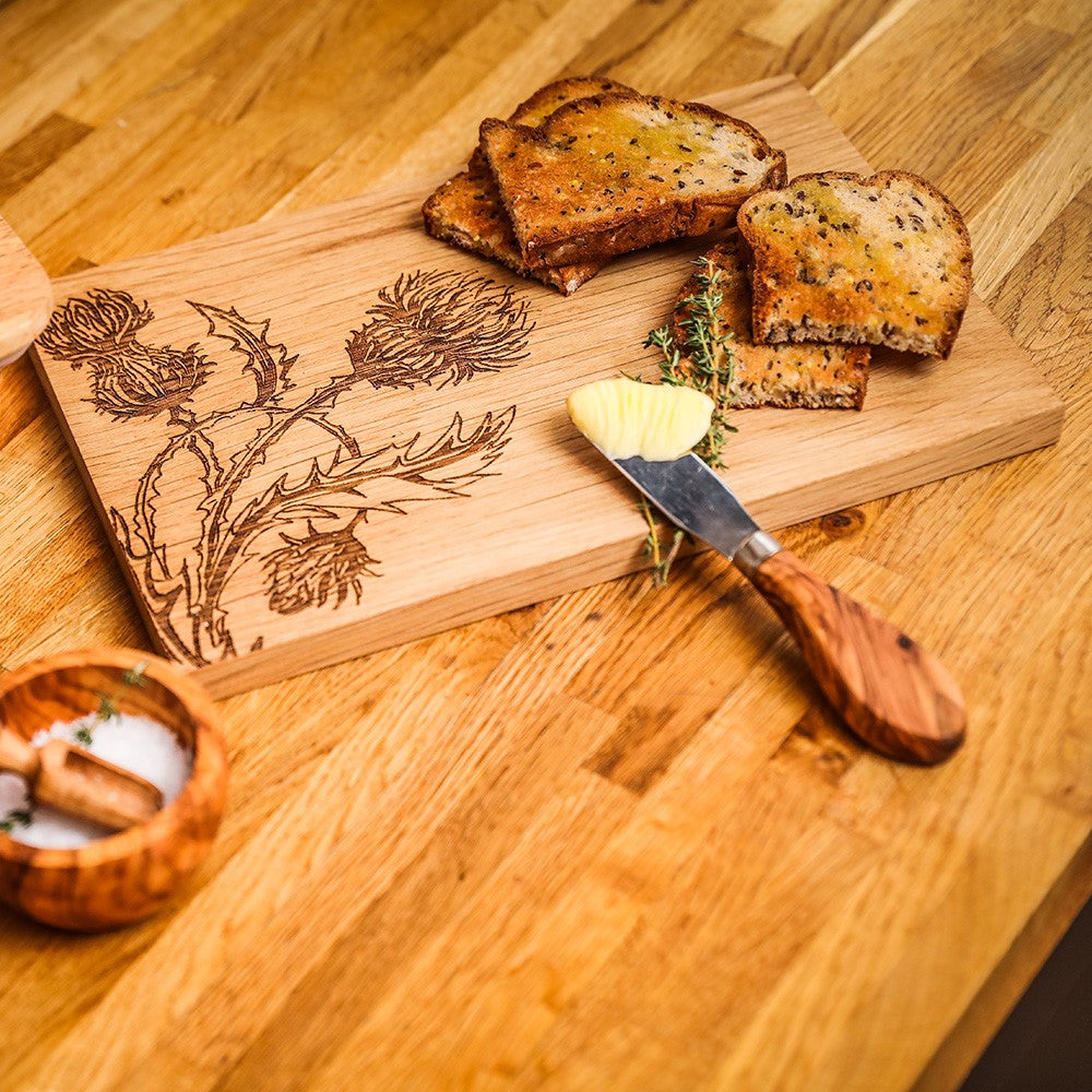 Thistle Trio Oak Serving &amp; Cheese Board
