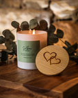 Hearts Fresh Fennel, Patchouli & Carrot Candle