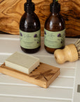 Dragonfly Oak Soap Dish & Soap Set