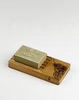 Highland Cow Oak Soap Dish & Soap Set