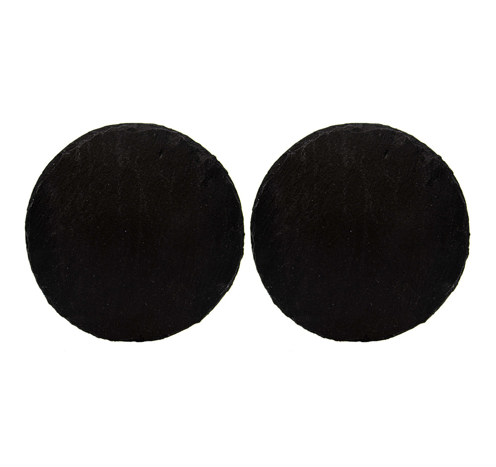Round Slate Place Mats - Set of 2