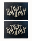 Lobster Repeat Slate Place Mats - Set of 2