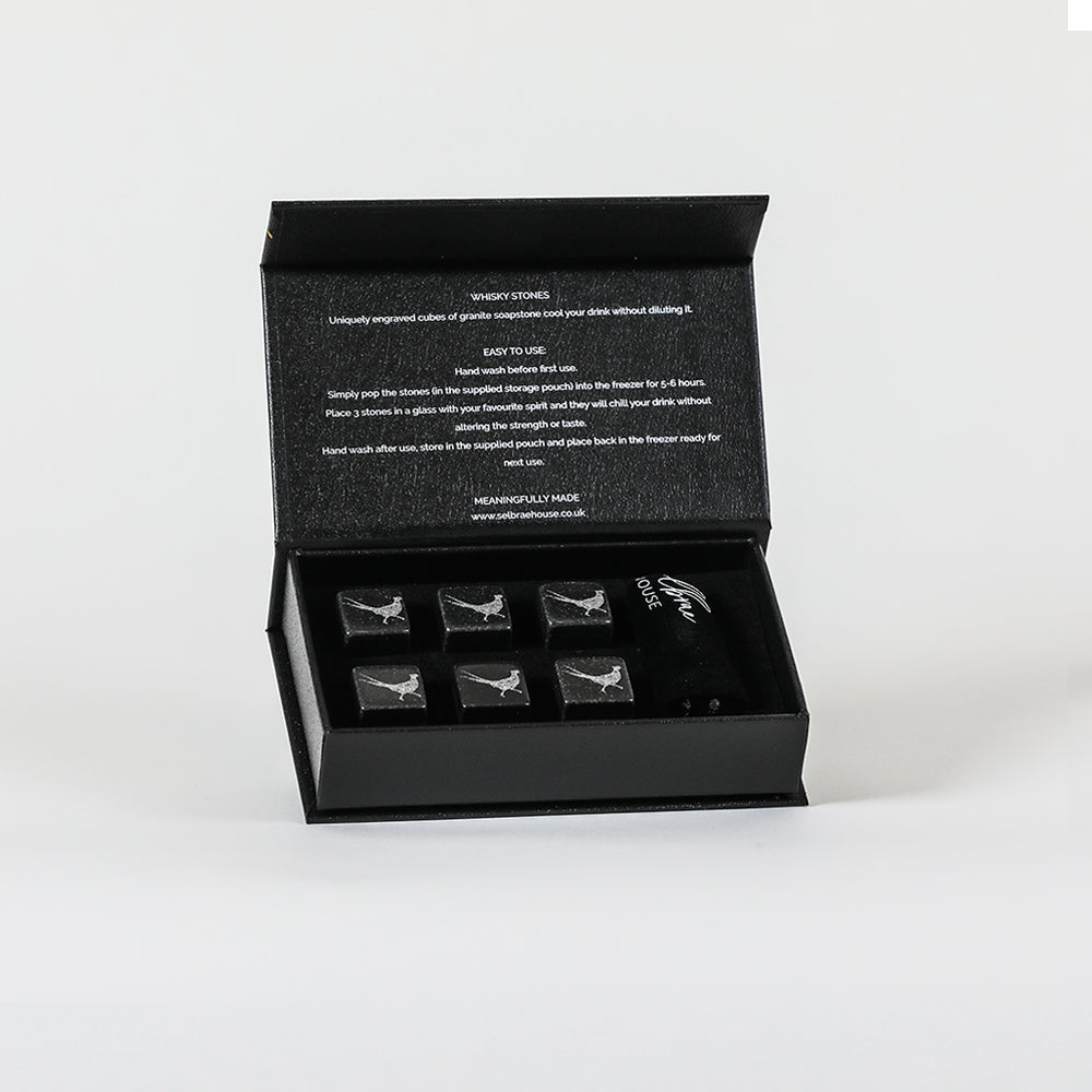 Pheasant Whisky Stones - Set of 6