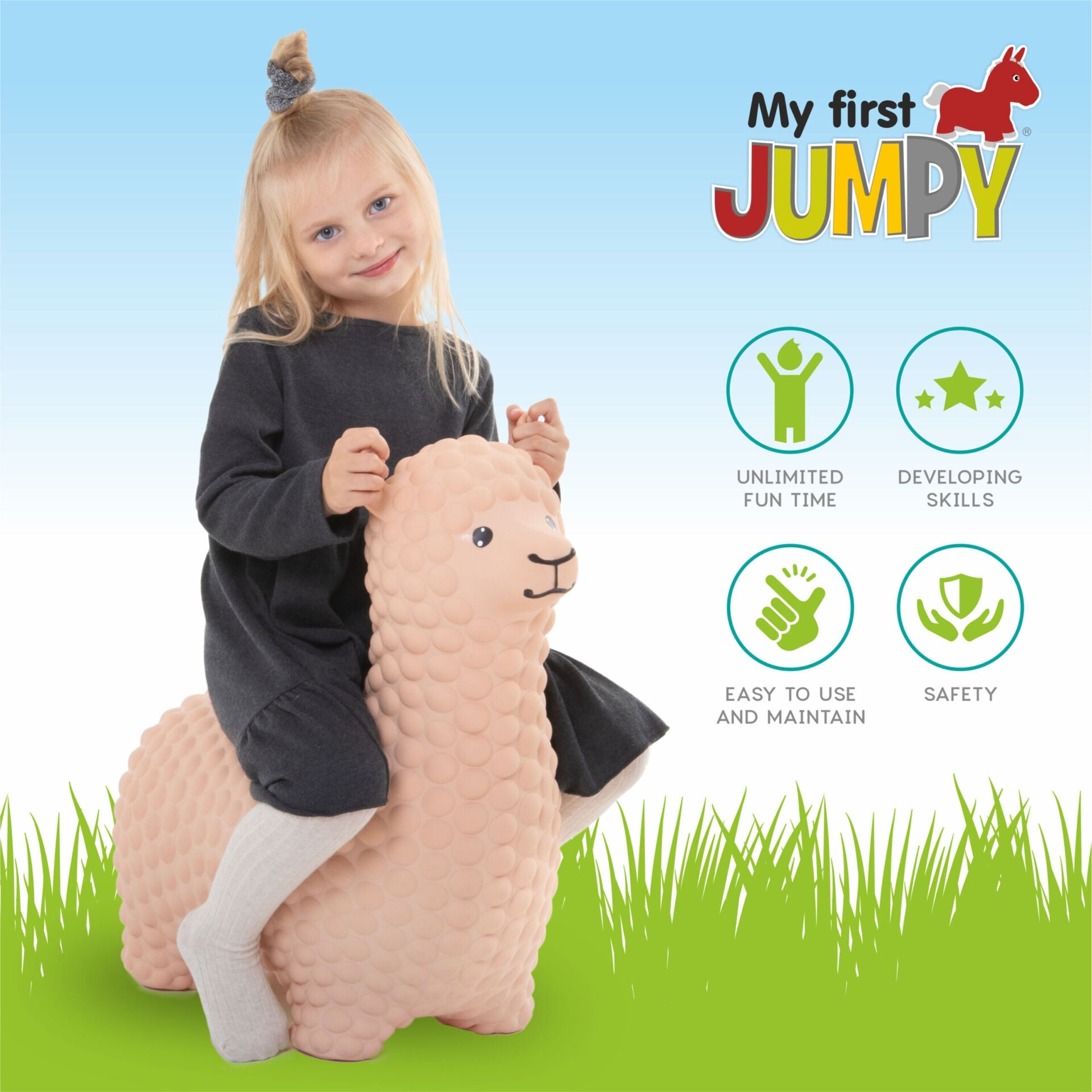 Jumpy Jumping Animal – Safe &amp; Fun Indoor/Outdoor Hopper for Kids by Gerardo&#39;s Toys at www.brixbailey.com