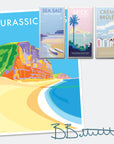 Jurassic Coast Seaside Print
