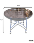 Jadida Moroccan Tray Table 80cm