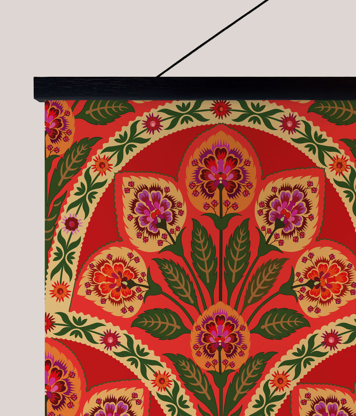 Indian Floral Tapestry
