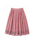 alma skirt | blush jamdani
