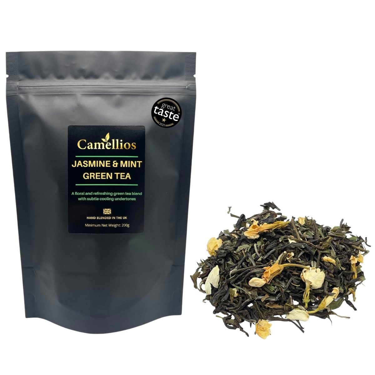 Jasmine &amp; Mint Green Tea - Loose Leaf