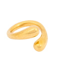 Jelani Twisted Recycled Brass Adjustable Ring-1