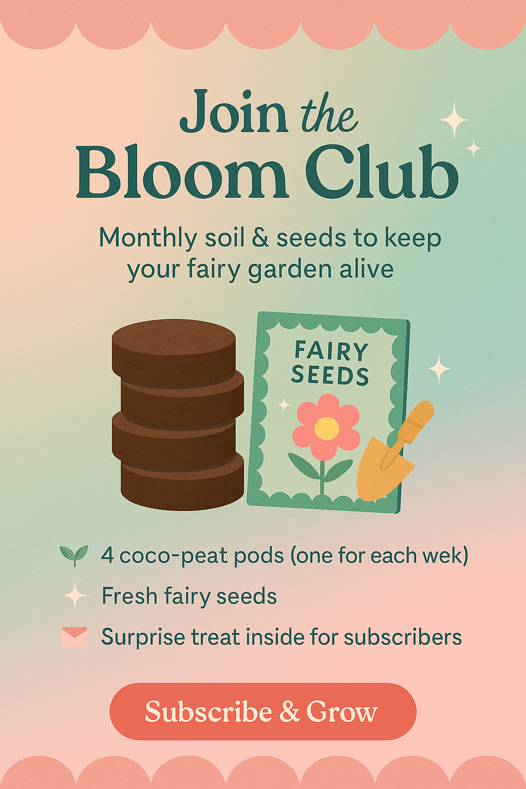 The Bloom Club: Keep the magic growing — monthly soil &amp; seeds delivered to your door.