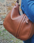 SADDLER "Julia" Real Leather Hobo Bag – Versatile, Stylish & Spacious Design