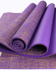 Maji Sports Jute Premium Eco Yoga Mat + Foot Massager (7.5cm x 17.5cm)