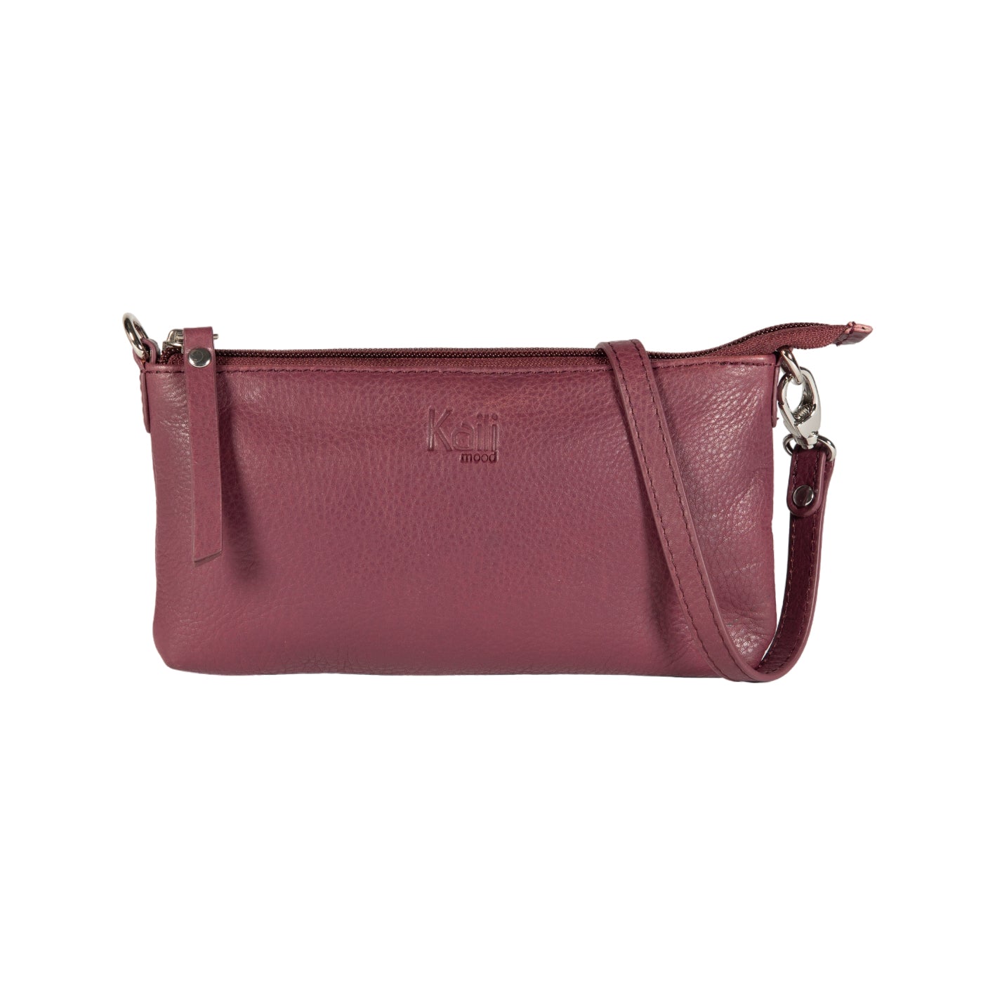 Lavender Full-Grain Leather Crossbody Bag - Italian Crafted, Elegant & Fashionable by Kailimood.store at brixbailey.com
