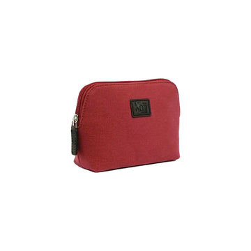 Kaili Mood Women's Handbag - Bordeaux Canvas & Genuine Leather Crossbody Bag with Zip Closure by Kailimood.store at brixbailey.com