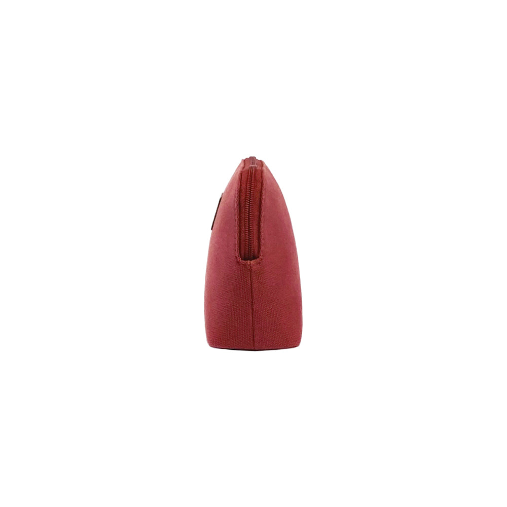 Kaili Mood Women&#39;s Handbag - Bordeaux Canvas &amp; Genuine Leather Clutch with Zip Closure by Kailimood.store at brixbailey.com