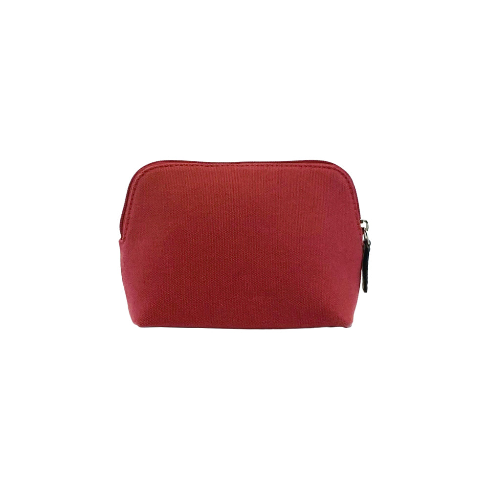 Bordeaux Canvas &amp; Leather Women&#39;s Pochette - Italian Crafted, Zipper Closure, Spacious &amp; Elegant by Kailimood.store at brixbailey.com
