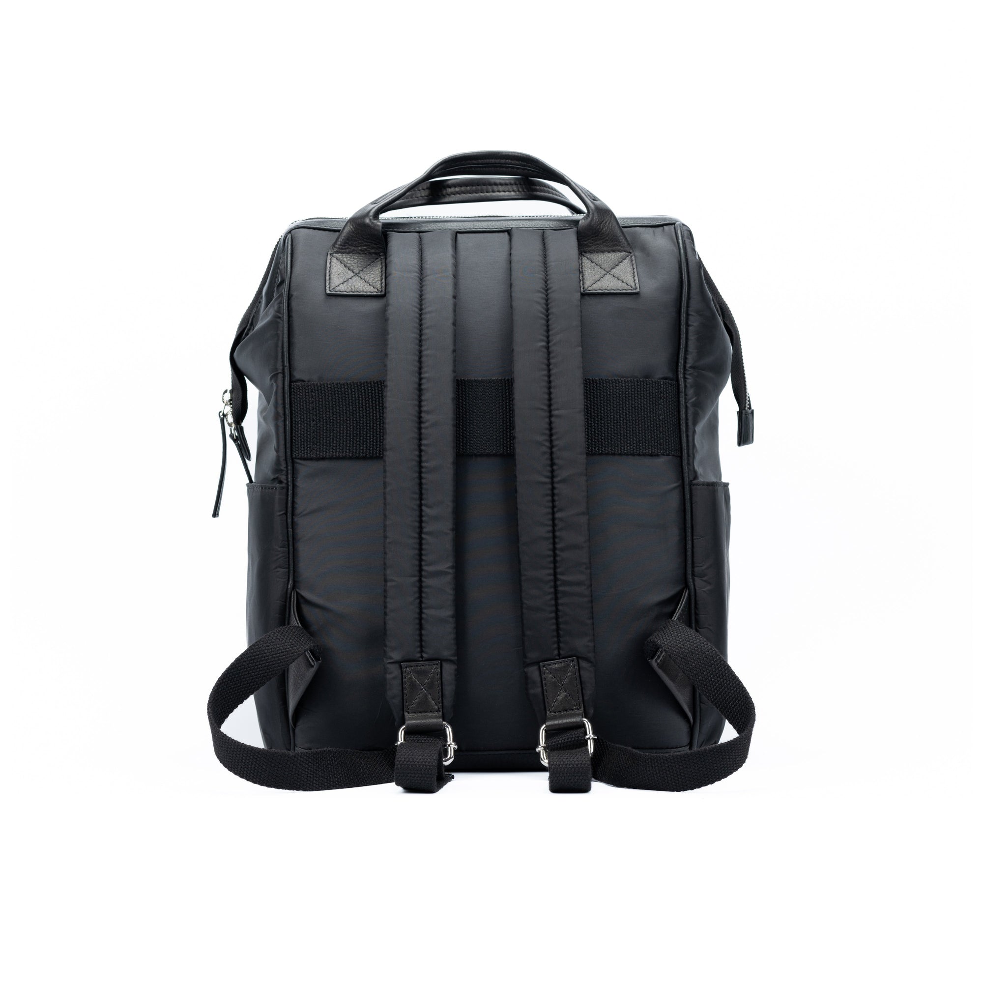 Kaili Mood Waterproof Nylon/Leather Backpack - Stylish &amp; Functional Travel Bag by Kailimood.store at brixbailey.com