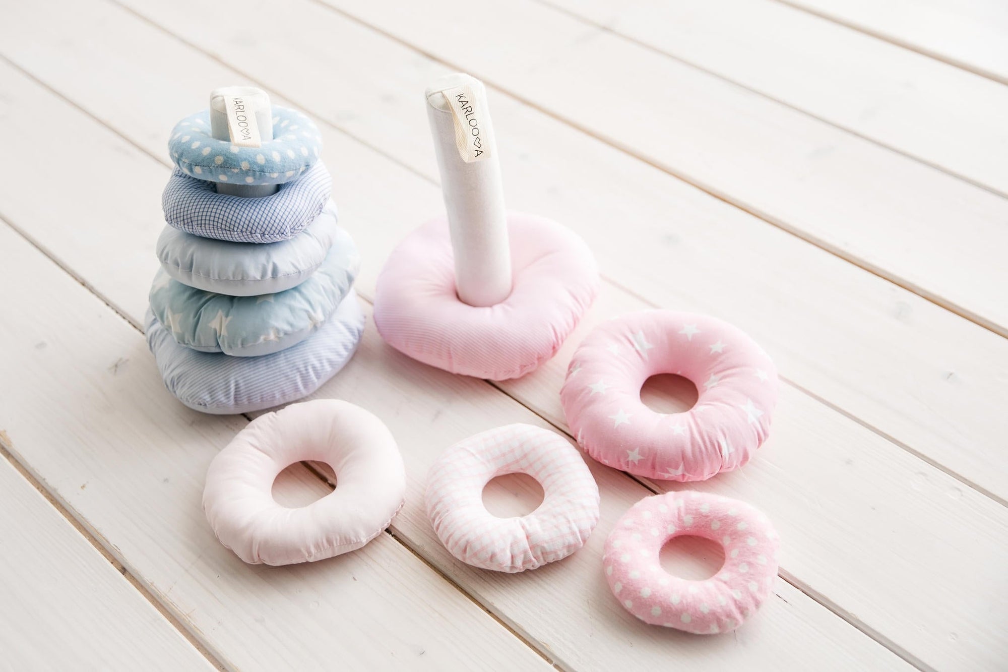 Karloova Crinkle &amp; Jingle Tower – Develops Child&#39;s Dexterity &amp; Logic by Karloova at www.brixbailey.com