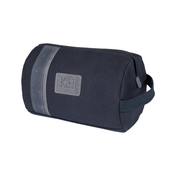 Kaili Mood Beauty Case - Italian Designed Canvas & Leather Cosmetic Bag with Zipper Closure & Travel Organizer by Kailimood.store at brixbailey.com