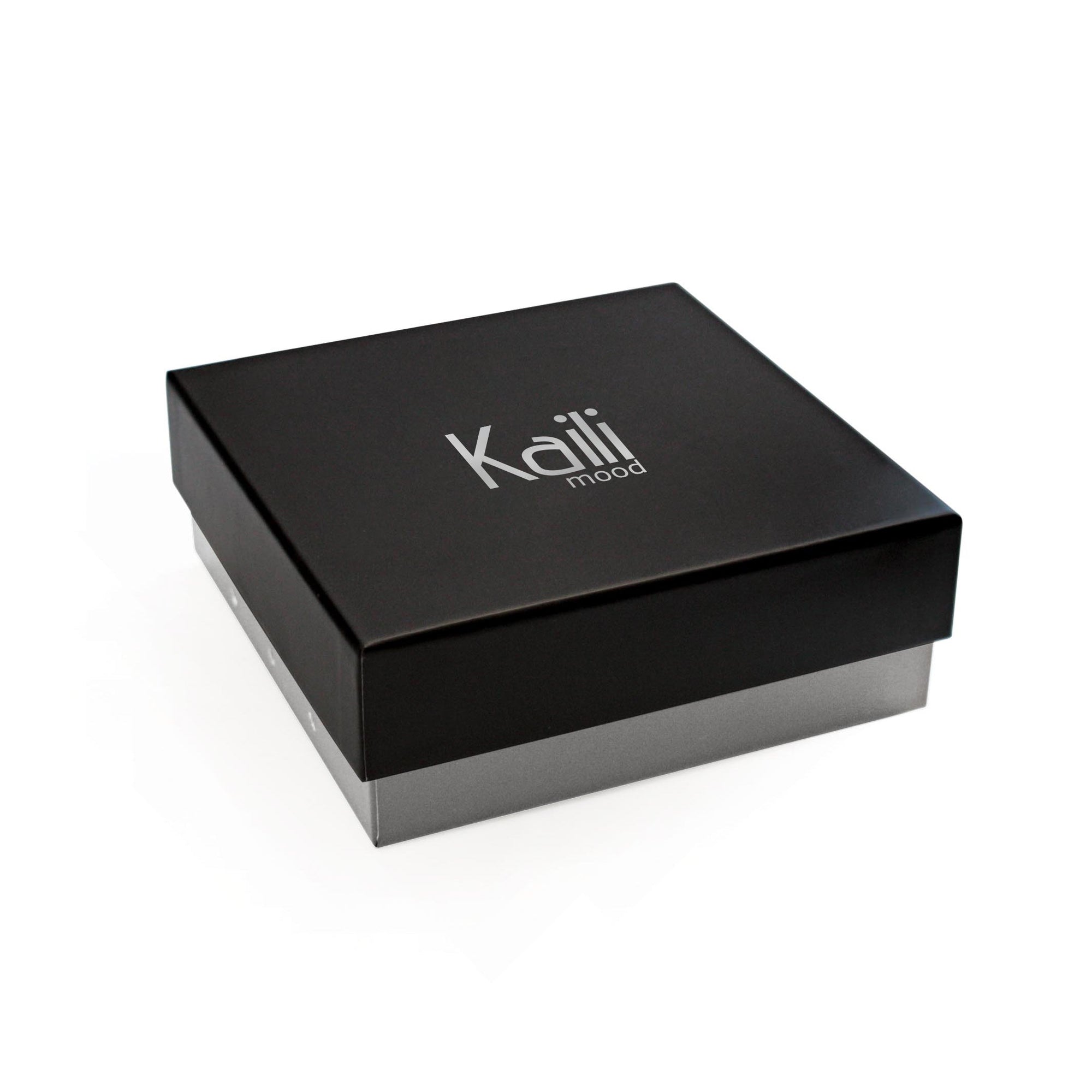 Bicolor Men&#39;s Belt - PU Finish &amp; Leather Lining - Black &amp; Anthracite - Adjustable Nickel Buckle - Premium Gift Box by Kailimood.store at brixbailey.com