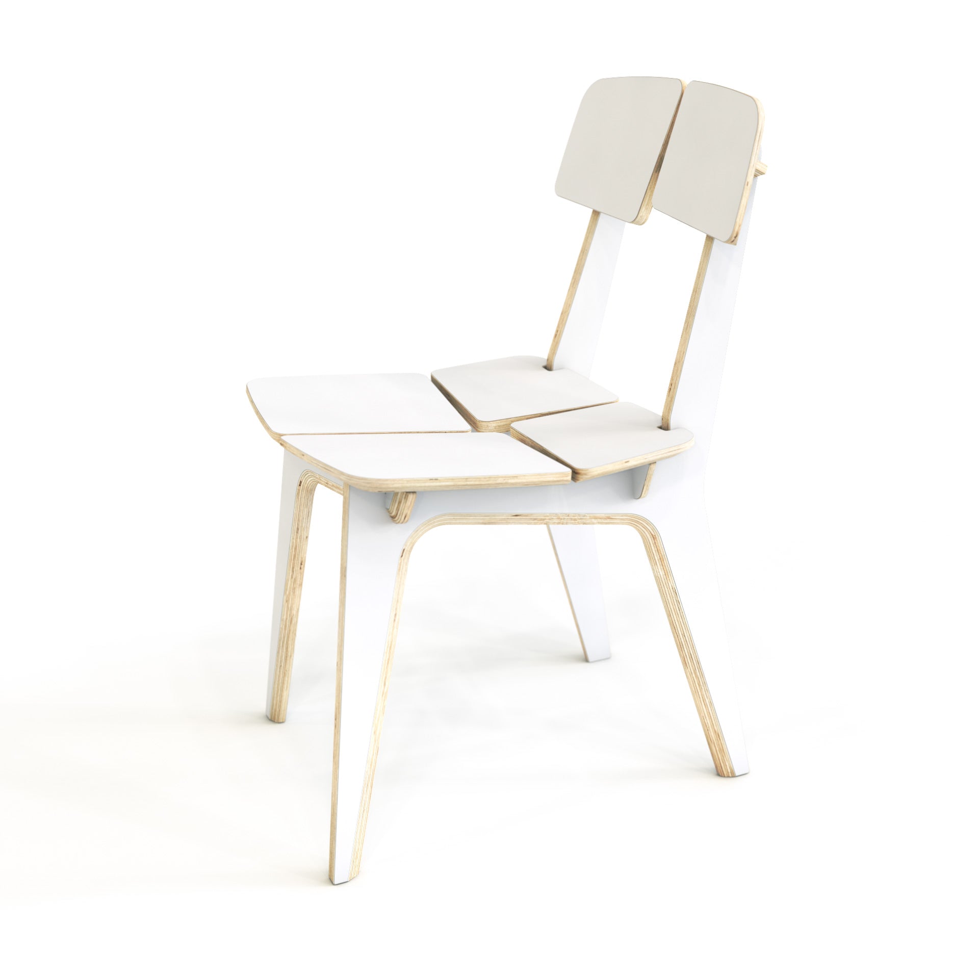 The Woodpecker Dining Chair - Modern, Ergonomic &amp; Easy-to-Clean Plywood Chair from Lithuania by Woodpecker at www.brixbailey.com