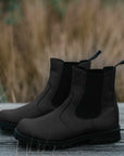 Black Chelsea Boots Kira Three Point Zero