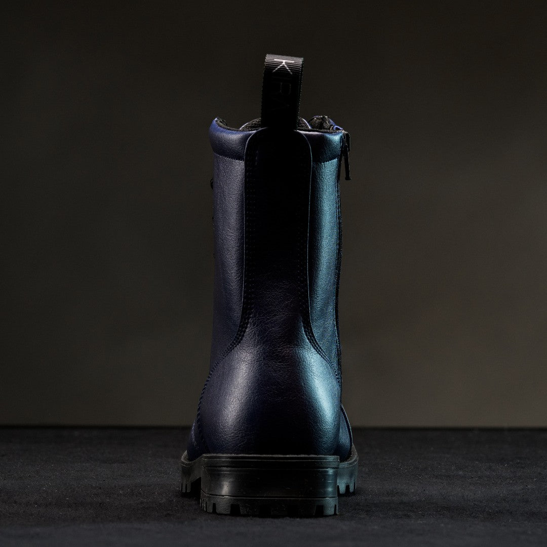 Blue Vegan Winter Boots for Cold Weather Comfort