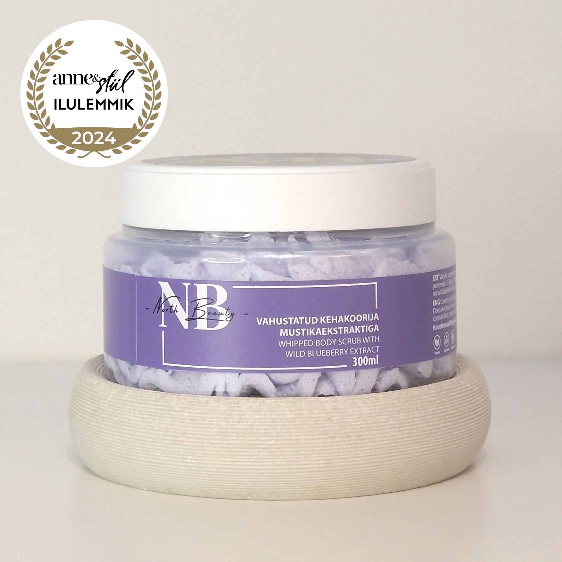 Foamed Body Scrub with Wild Blueberry Extract 300ml