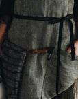Herringbone Linen Apron – Stylish & Sustainable Chef Gear by KOOSdisain at www.brixbailey.com