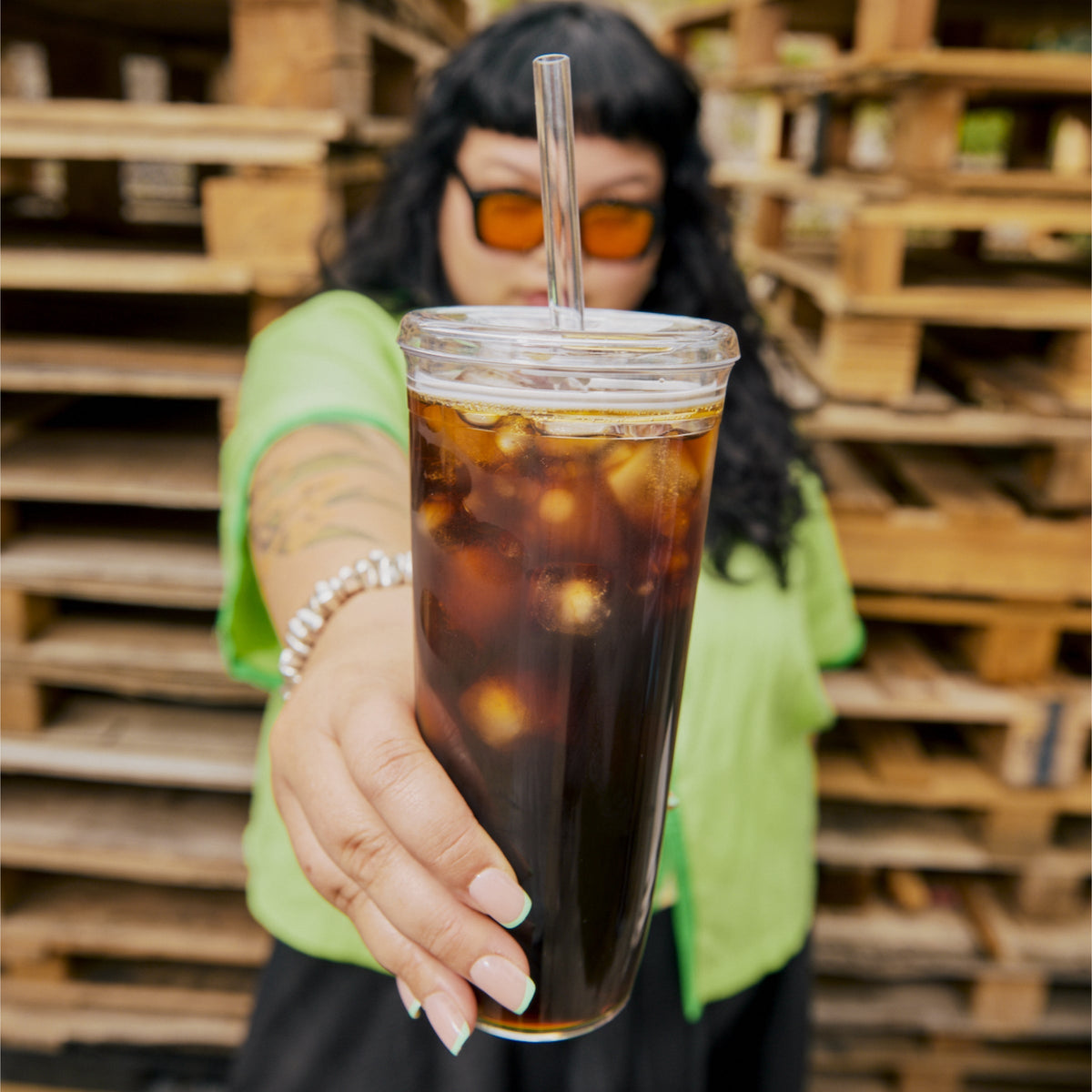 Cold Cup Original with Coffee Straw - 20oz