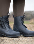 Kentucky Storm Waterproof Jodhpur Boots - Polished Navy
